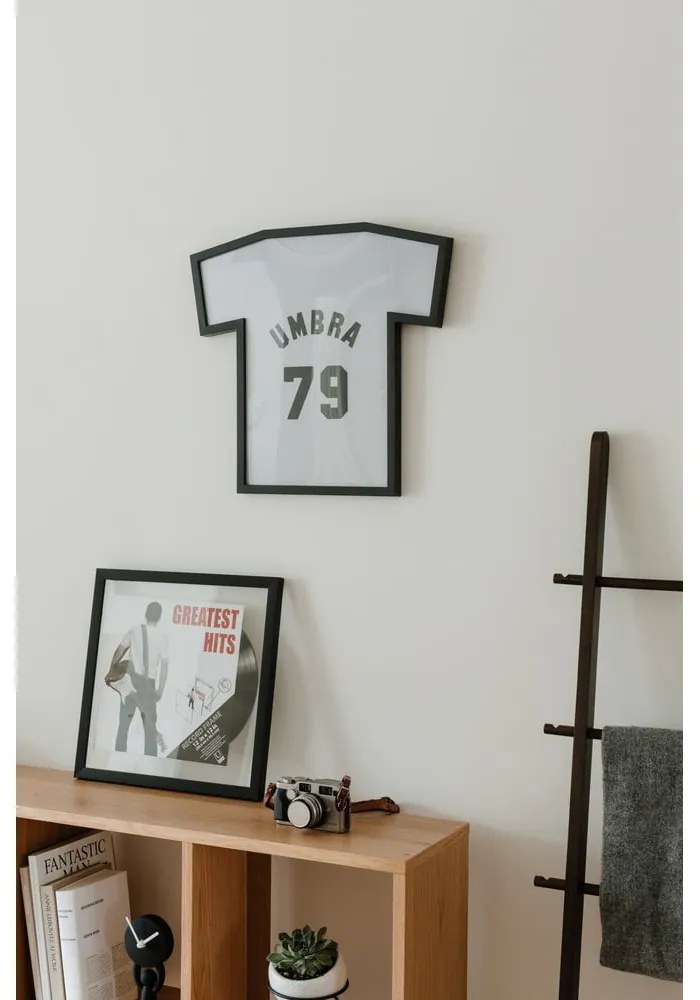Čierny plastový rámček na stenu 50x54,5 cm T-Frame – Umbra