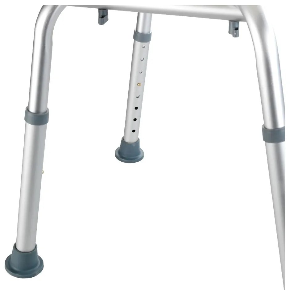 Sedacia stolička s operadlom do sprchy Wenko Stool With Back, 54 × 49 cm