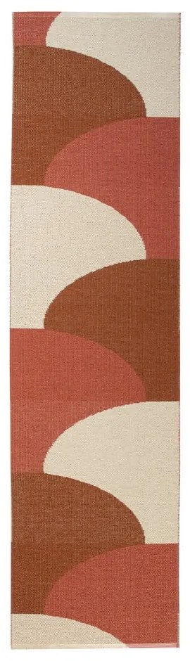 Vnútorný a vonkajší behúň v tehlovej farbe 70x270 cm Hill Brick Rust – Pappelina