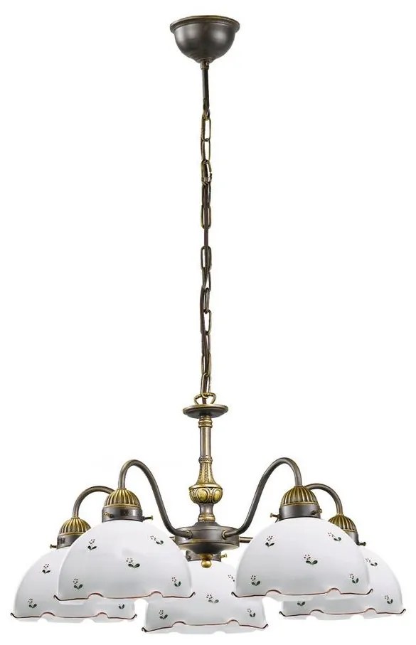 Kolarz 731.85.70 - Luster na reťazi NONNA 5xE27/75W/230V
