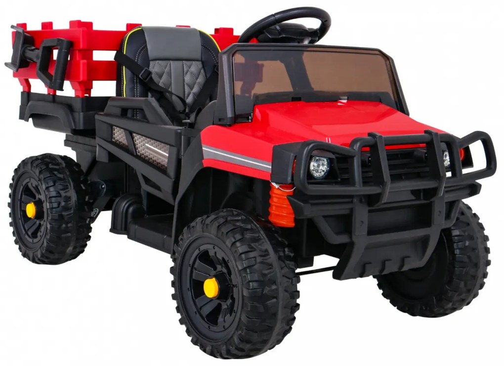 RAMIZ Elektrické autíčko -  Farmer Pick-Up - červené - 2x35W - 12/7Ah - 2023