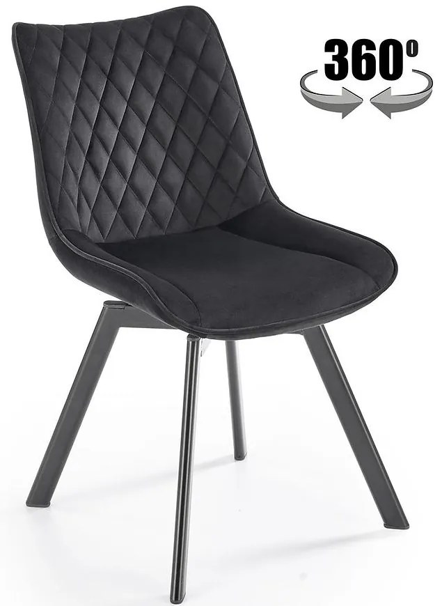 Stolička K520 čierna