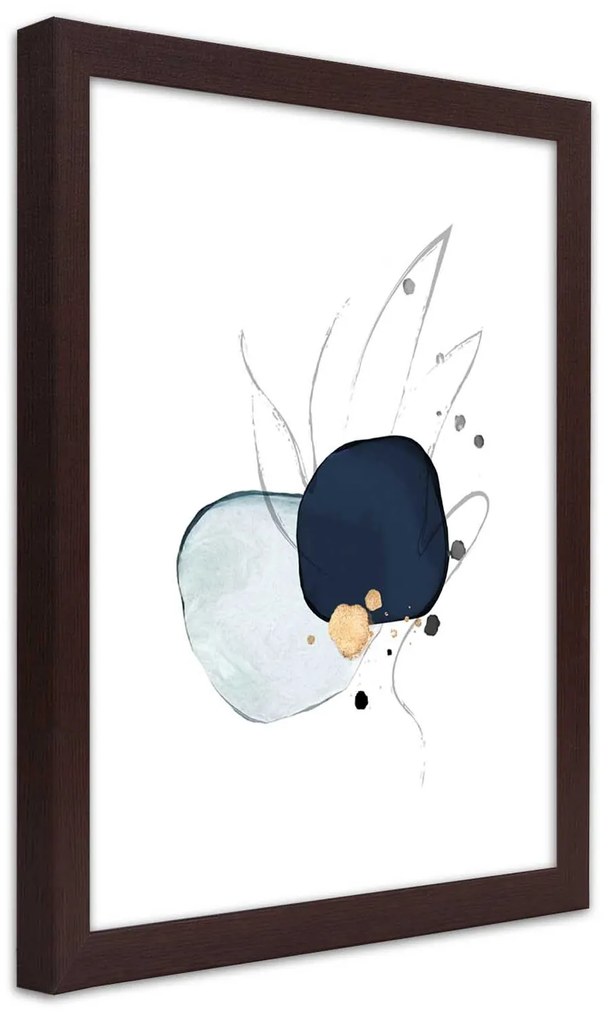 Gario Plagát Abstraktné postavy a línie Farba rámu: Bez rámu, Rozmery: 40 x 60 cm