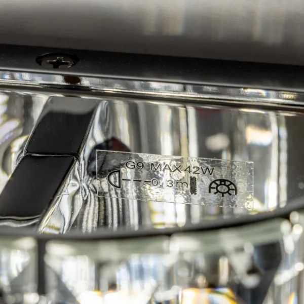 Brilagi - LED Krištáľové nástenné svietidlo GLAMOUR 1xG9/42W/230V