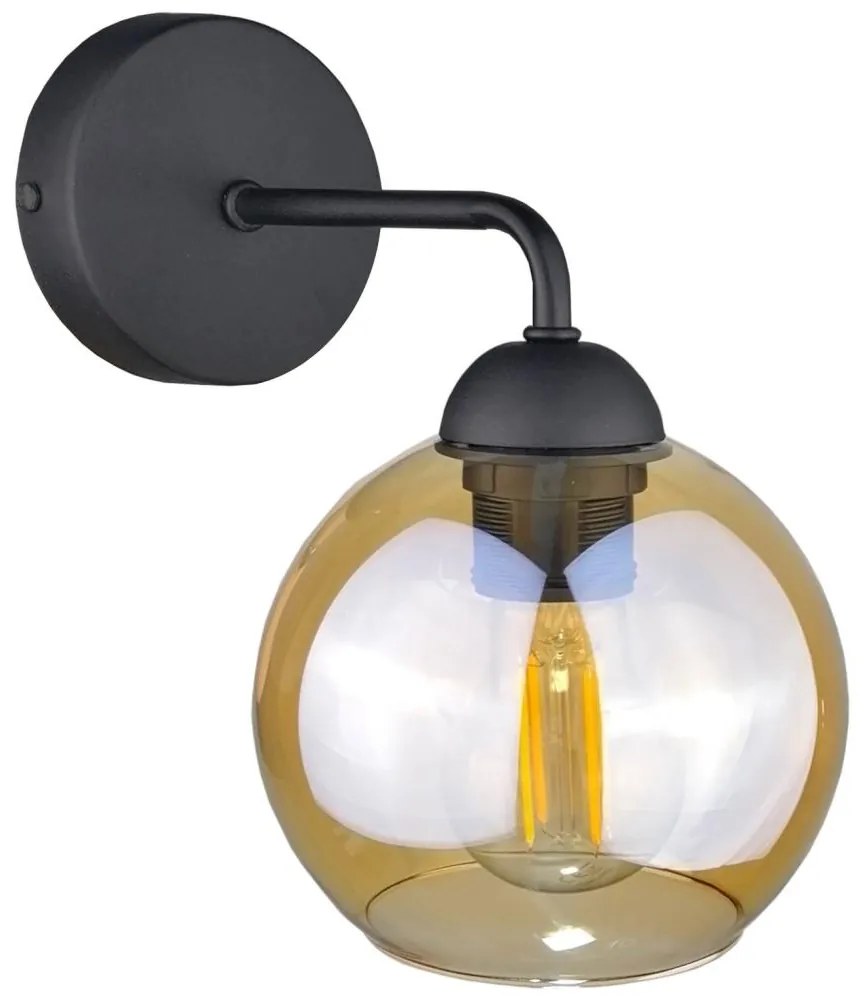 Nástenné svietidlo MELLE BLACK 1xE27/60W/230V
