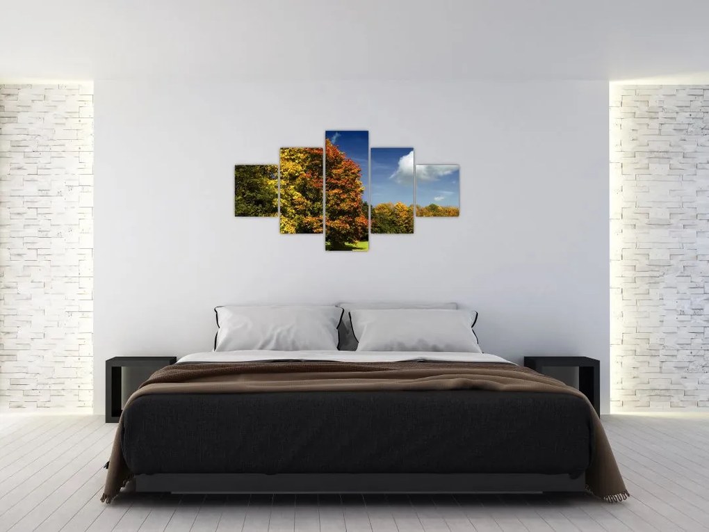 Jesenná krajina, obraz