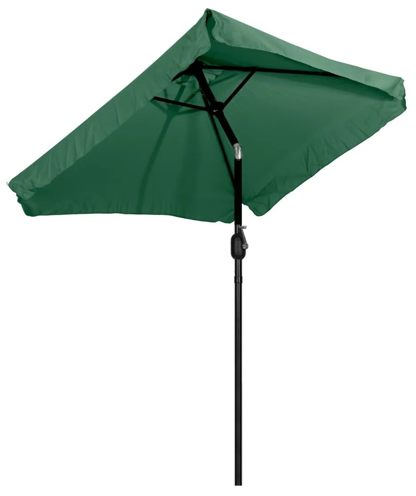 Záhradný slnečník DELISSA 200x140 cm zelený