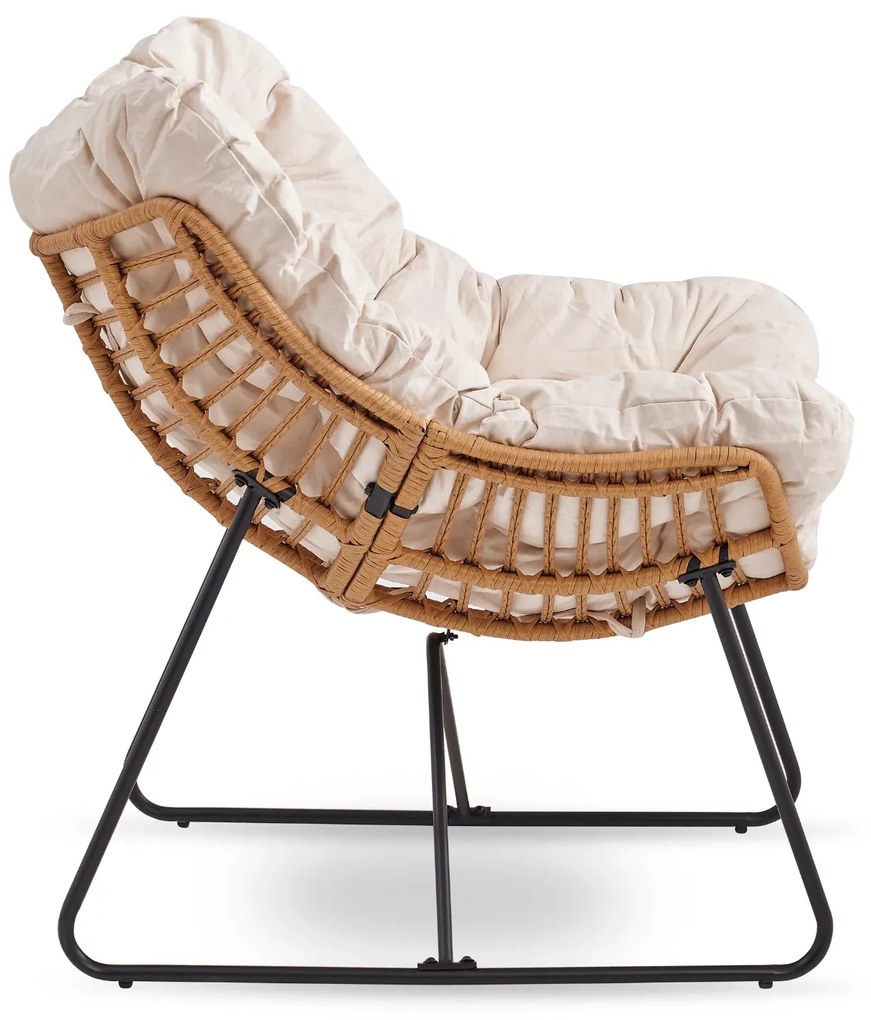 PROXIMA.store - Relax­­ačné kreslo FIN FARBA: béžová