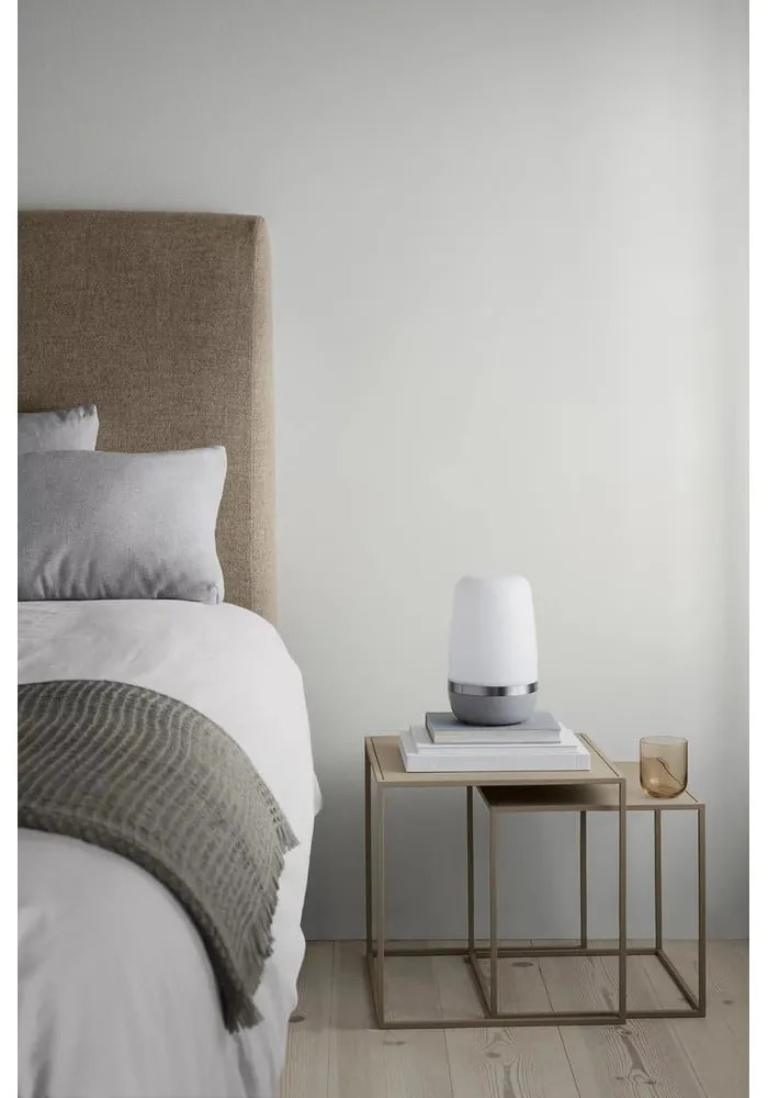 Béžové kovové konferenčné stolíky v súprave 2 ks 40x40 cm Fera – Blomus
