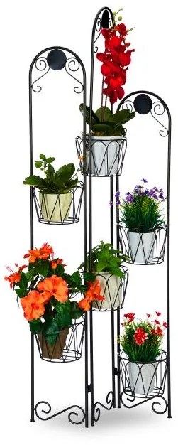 Stojan na kvety kovová zástena, RD26245
