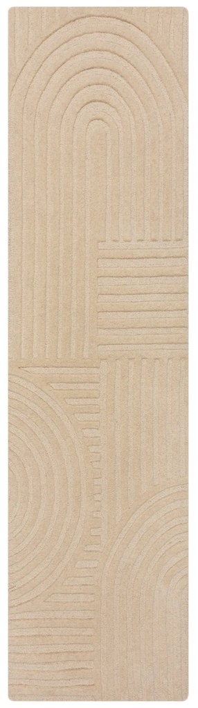Flair Rugs, Behúň Solace Zen Garden Natural, 60x230, béžová, chodba / predsieň