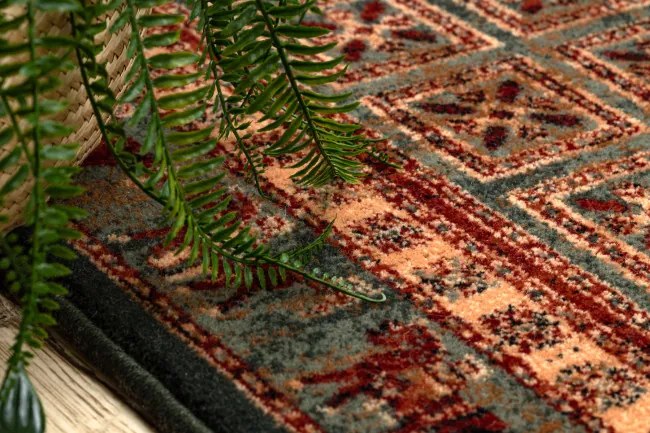 Behúň KASHQAI 4301/401 zelený / terakota