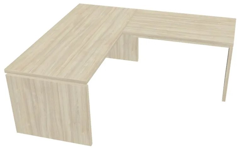 Ergonomický stôl Verno 180 x 200 cm, pravý, agát