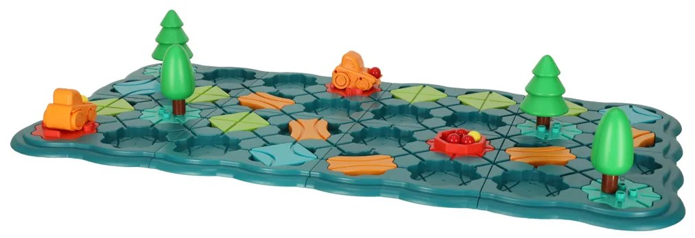 KIK Puzzle stolová hra bludisko prekážková dráha 56 el.