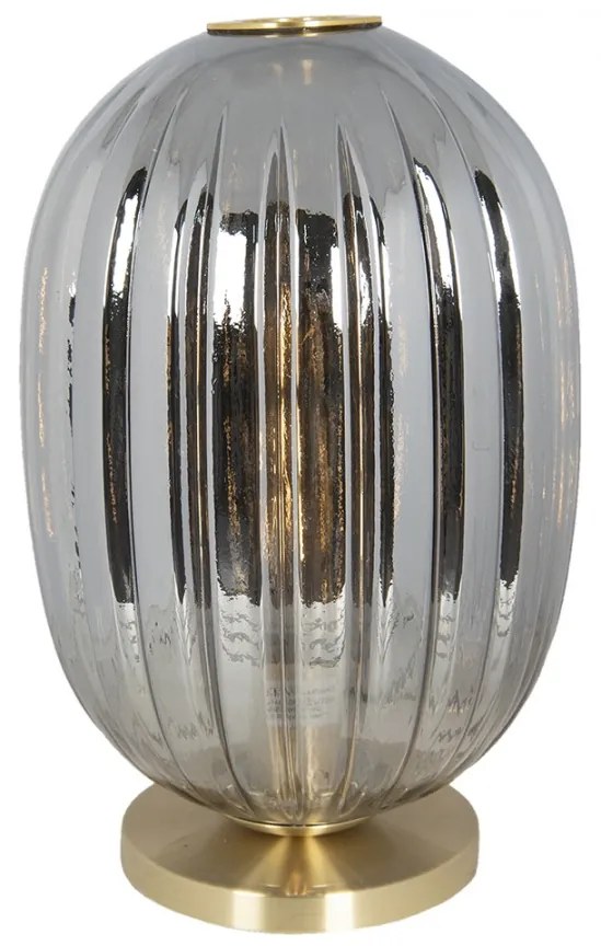 Nočná lampa GREY METAL LOOK Ø20*35