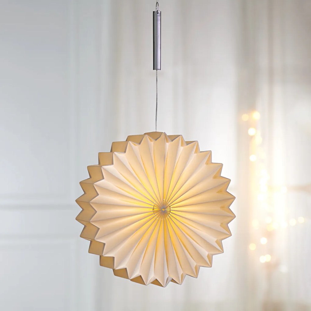 LED lampáš "Kvet" Priemer 26 cm, dĺžka 1 m