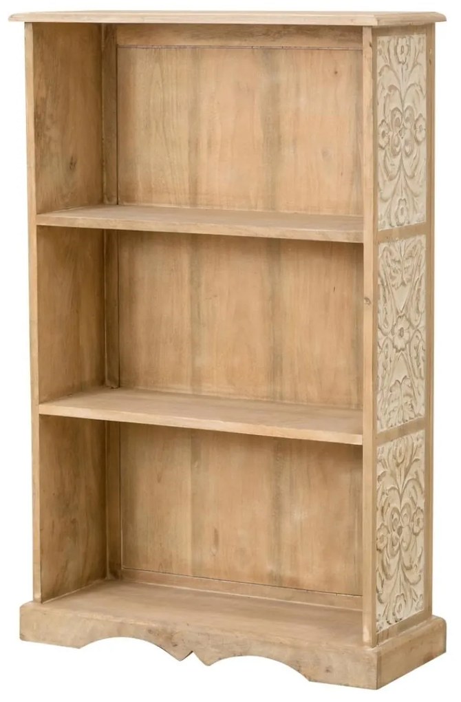 furniture-nabytek.cz - Knižnica do obývacej izby 90x115x35 z dreva mango