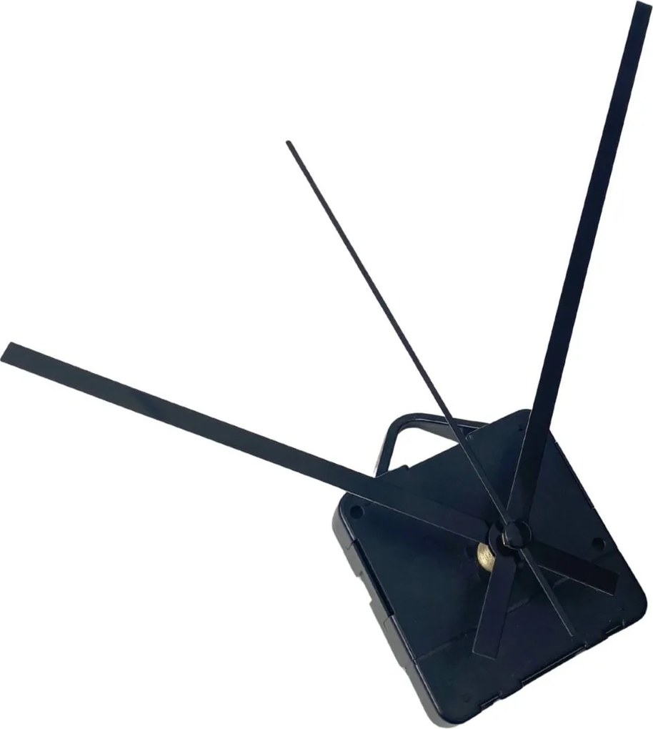 Čierne rovné hliníkové ručičky na hodiny 18,5 / 14 cm 4760 R109