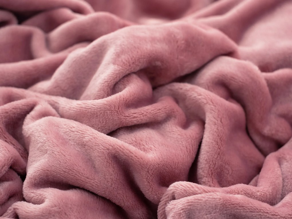 Deka mikroplyš 150 × 200 cm – Laura staroružová