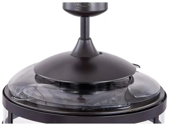 FANAWAY 212927 - LED Stropný ventilátor CLASSIC 3xE27/4W/230V čierna + DO