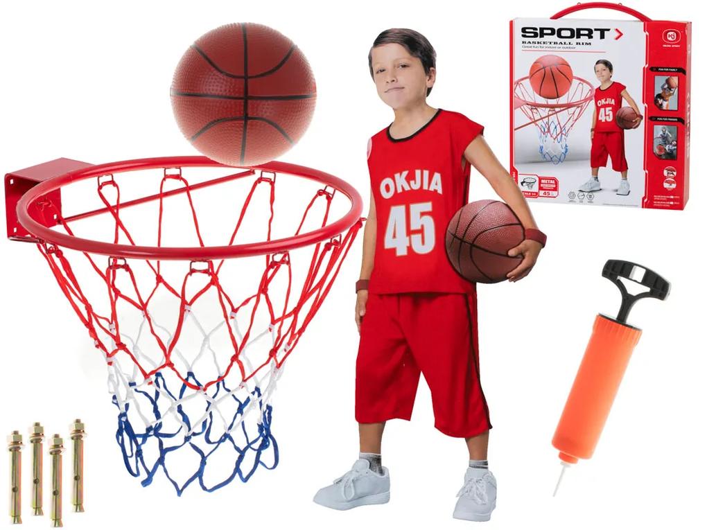 KIK KX5213 Basketbalový kôš + loptička s pumpičkou