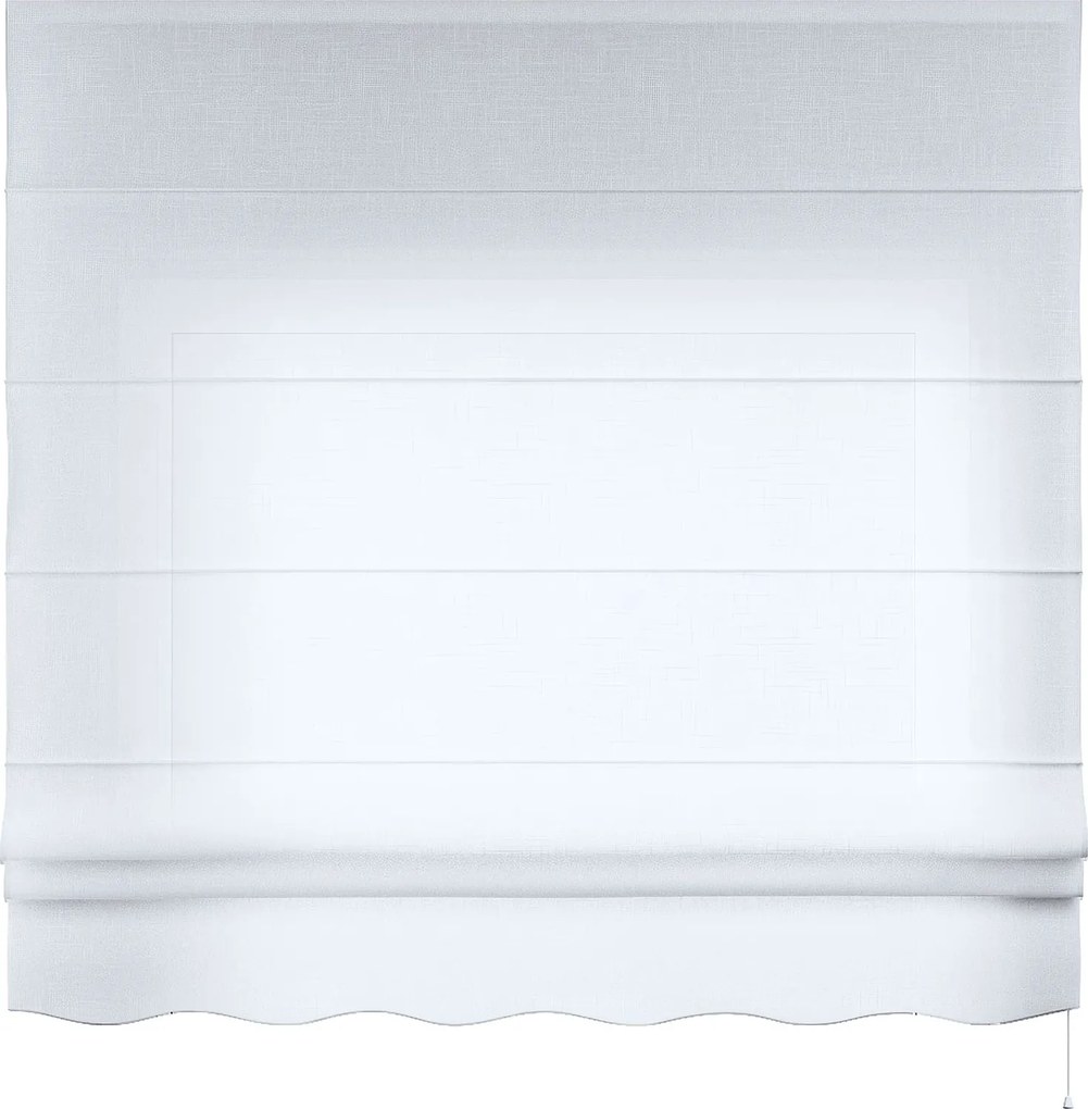 Rímska roleta Florencia farba produktu biela látka polopriehľadný, zapletaná