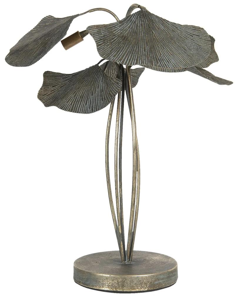 Stolná lampa s listami s patinou Galehot - Ø 38 * 54 cm