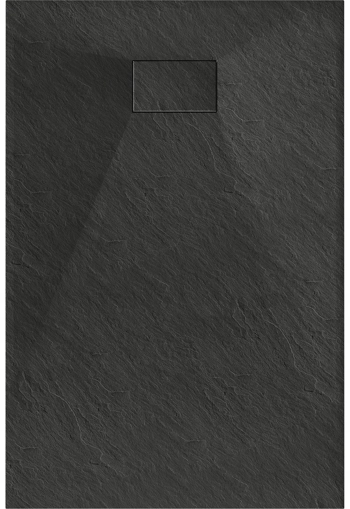 Sprchová SMC vanička MEXEN HUGO 70x110 cm - čierna, 42707011