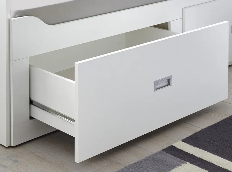 Rozkladcia posteľ so zásuvkami Bergen 80x200 cm