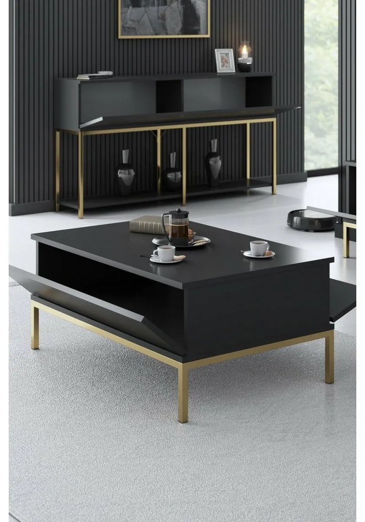 Konferenčný stolík Lord Anthracite and Gold