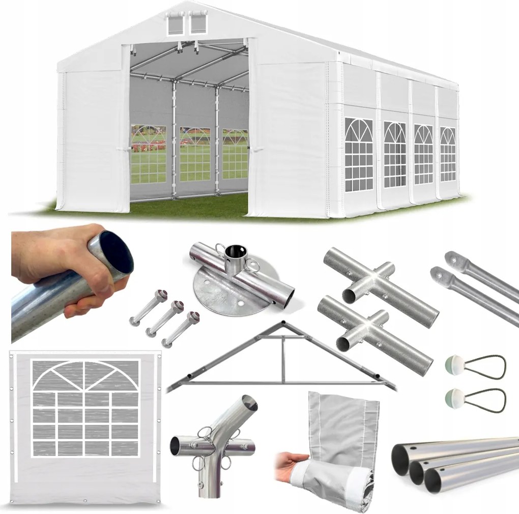 Obchodný stan 5x8 [3 m] Pavilón Sklad Das 560 W