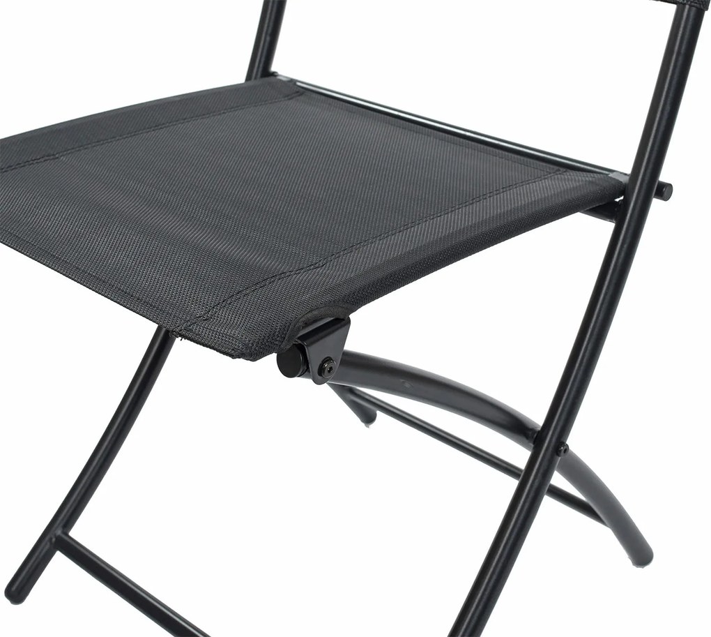 Dekorstudio Balkónový skladací set na malý balkón 2x stolička a okrúhly stôl