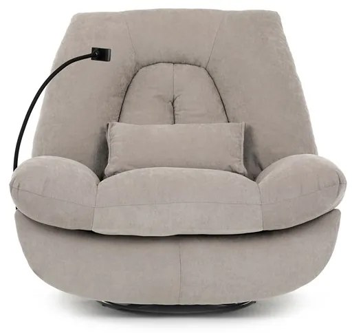 Autronic BONTEC Polohovacie kreslo, elektrické zabudované ovládanie, béžová, látka, TV-7081 LAN2 Farba: Béžová