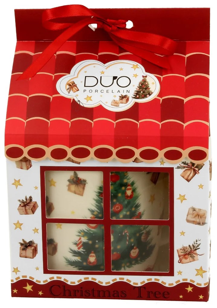 Porcelánový hrnček Christmas Tree3 400 ml