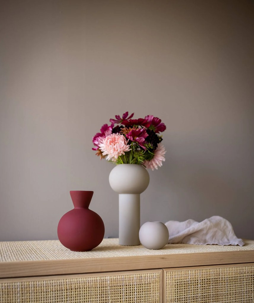 COOEE Design Keramická váza Pillar Sand 24 cm