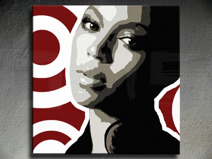 Ručne maľovaný POP Art obraz BEYONCÉ | rôzne rozmery