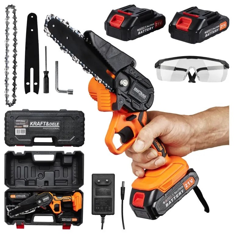 Aku mini reťazová píla, 6" | KD10626