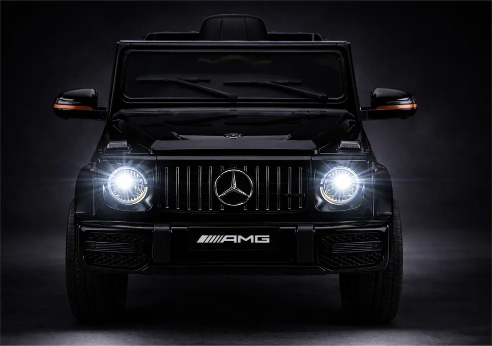 LEAN CARS Elektrické autíčko Mercedes AMG G 63 čierne lakované