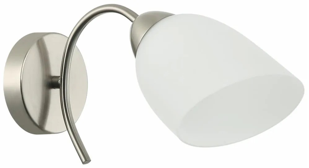 Nástenné svietidlo DONNA 1xE27/60W/230V nikel