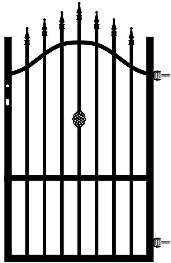 Bránka Marika 0,9 x 1,5 m pravá ZN