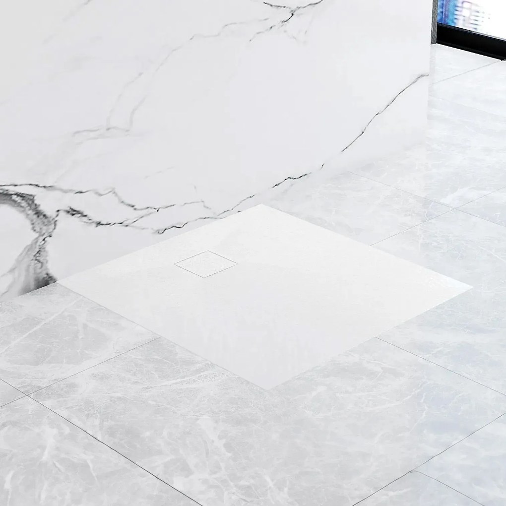 Rea Magnum, sprchová vanička 90x90x2,5 cm, biela, REA-K3909