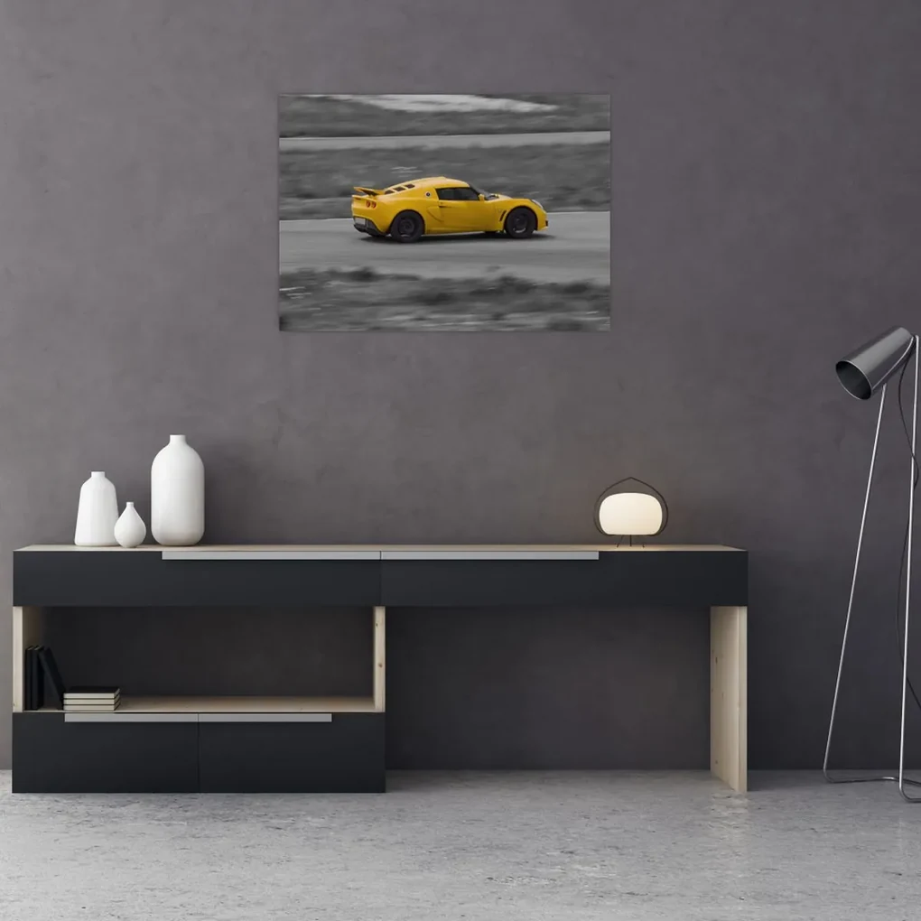 Obraz - Rýchle auto (70x50 cm)
