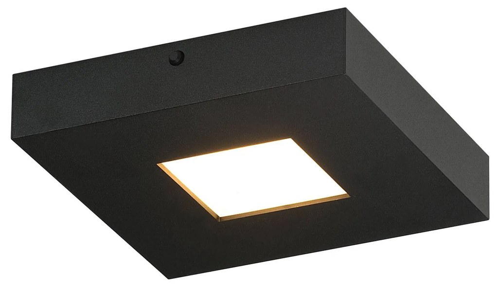 Bopp Cubus stropné LED svietidlo v čiernej