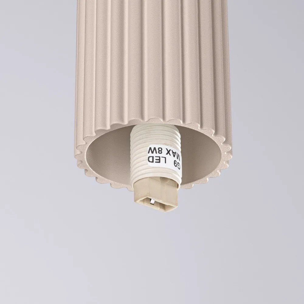 Taupe stropné svietidlo so skleneným tienidlom ø 12 cm Orbital – Sollux