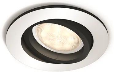 Philips 50411/48/P8 Hue Milliskin svietidlo podhľadové LED GU10 5,5W,250lm,2200-6500K, hliník