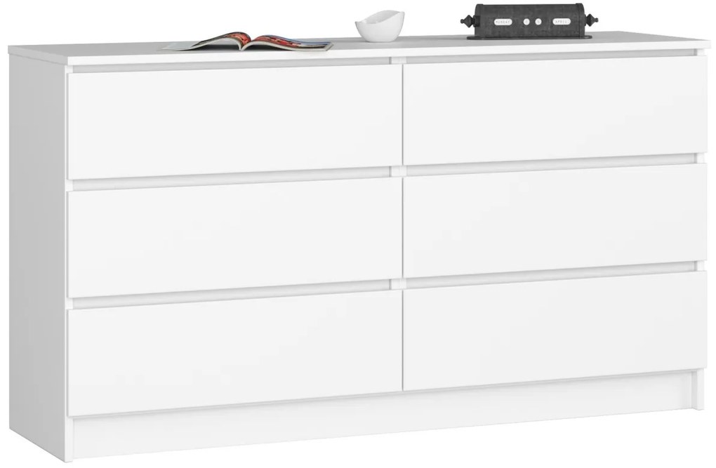 Komoda Rollo K 138,4 cm bílá matná