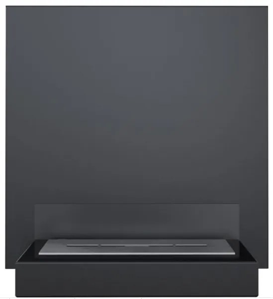 Závesný biokrb na stenu so sklom Plank