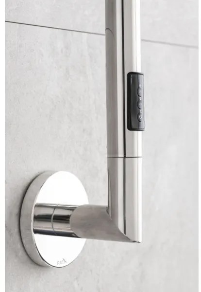 P.M.H. OL1SS - Elektrický sušiak na uteráky OLE, 24 W/230 V, 170 cm, IP44, leštená nerezová oceľ