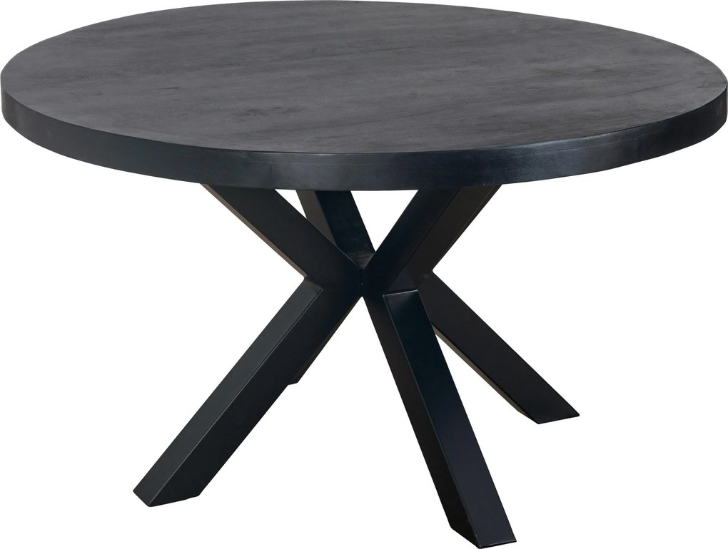 XXXLutz JEDÁLENSKÝ STÔL, mangové drevo, čierna, 130/130/76 cm P & B - Stoly - 002641004701