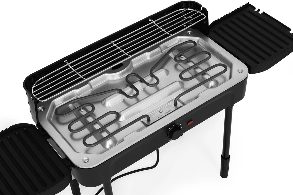 elektrický gril 3 v 1 - stojaci a stolný, grilovacia doska, odkvapkávacia miska, termostat